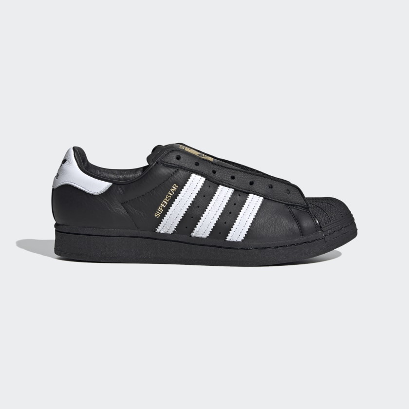 adidas superstar black laces