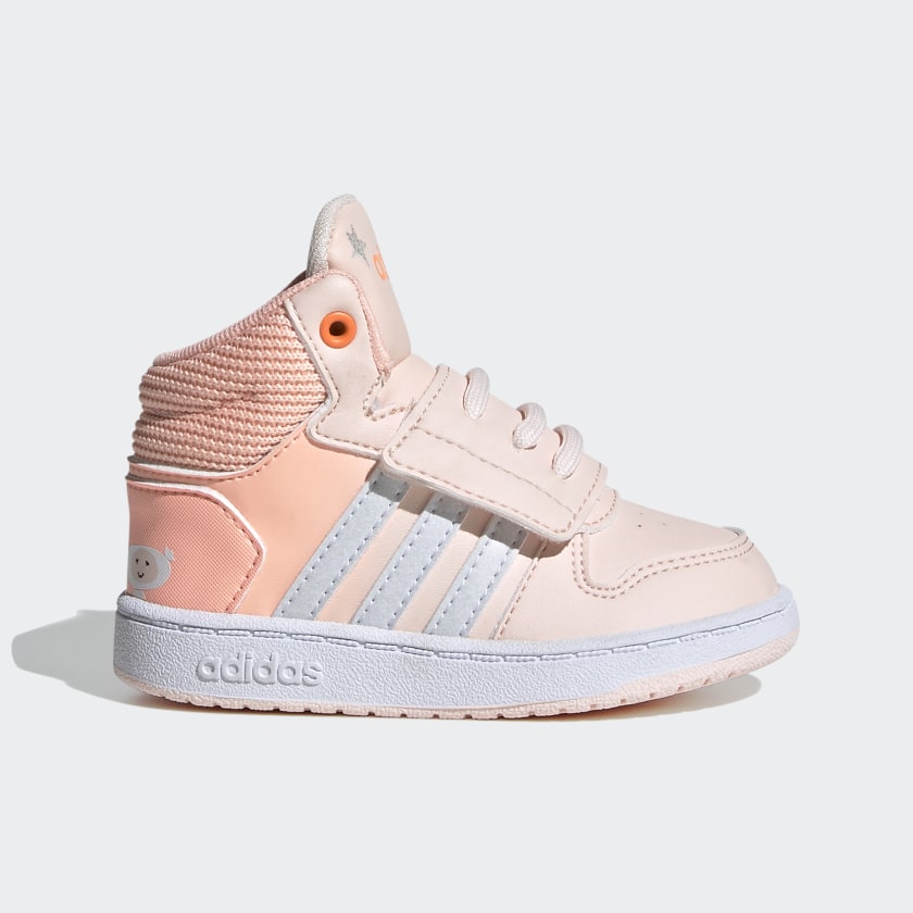 Adidas hoops 2.0 pink clearance