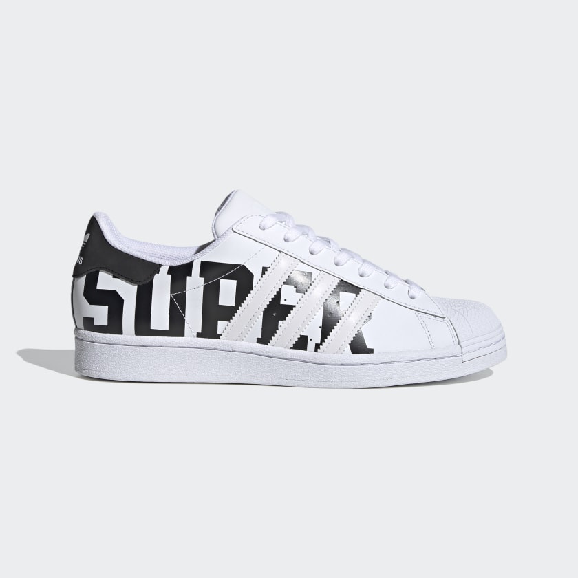 adidas black and white superstar shoes