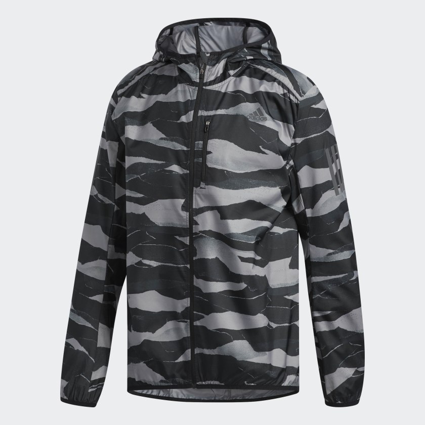 adidas own the run graphic jacket