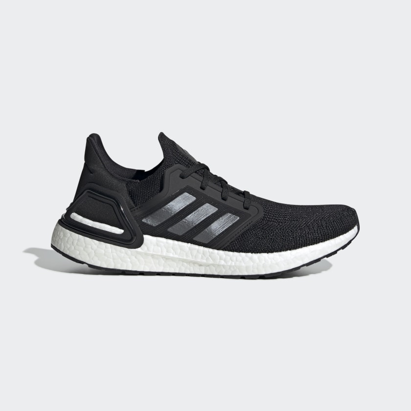 adidas white and black running shoes