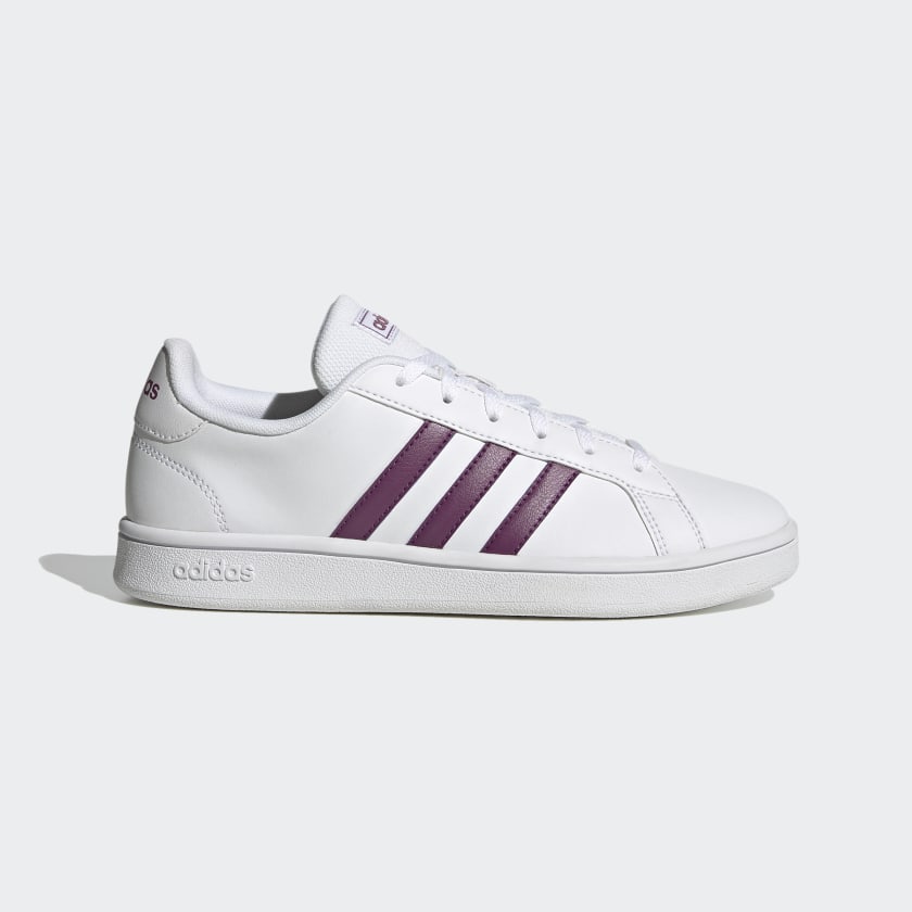 adidas stripes on one side of shoe