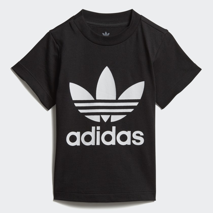 adidas Trefoil T Shirt Schwarz | adidas Austria ADIDAS Mädchen Shirt Trefoil schwarz | 140