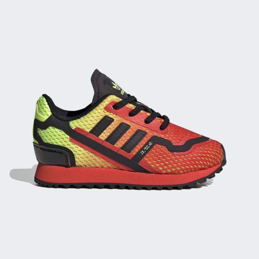 adidas zx 750 black red green yellow