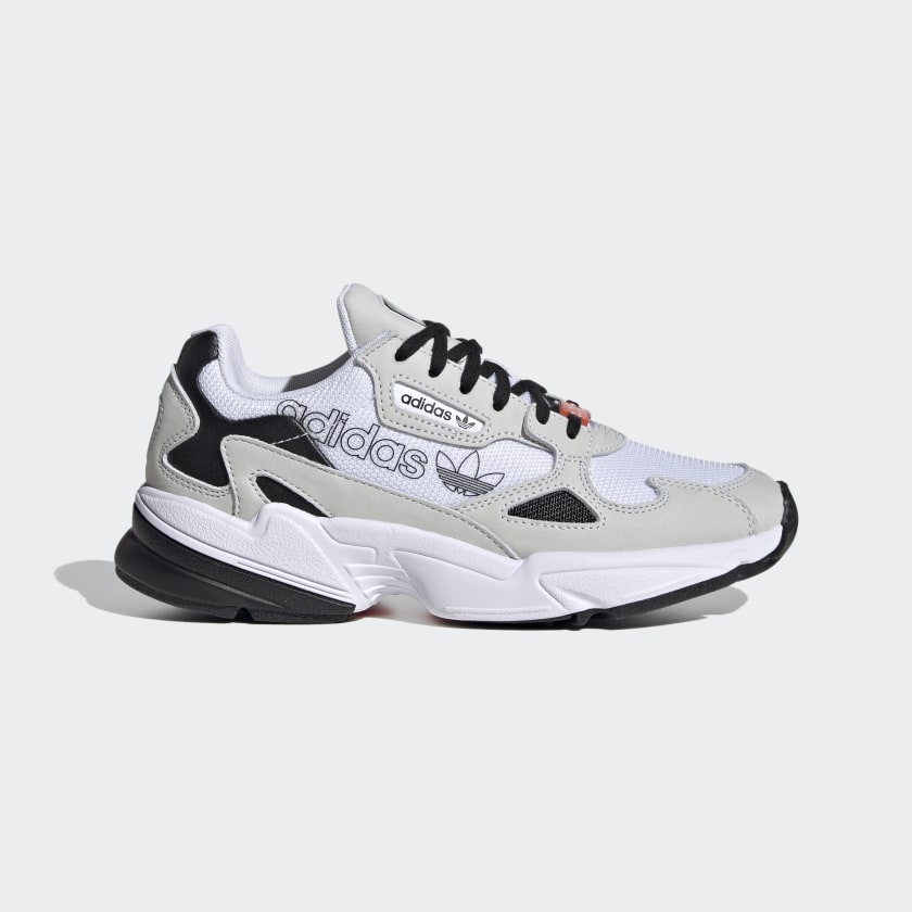 adidas falcon full white