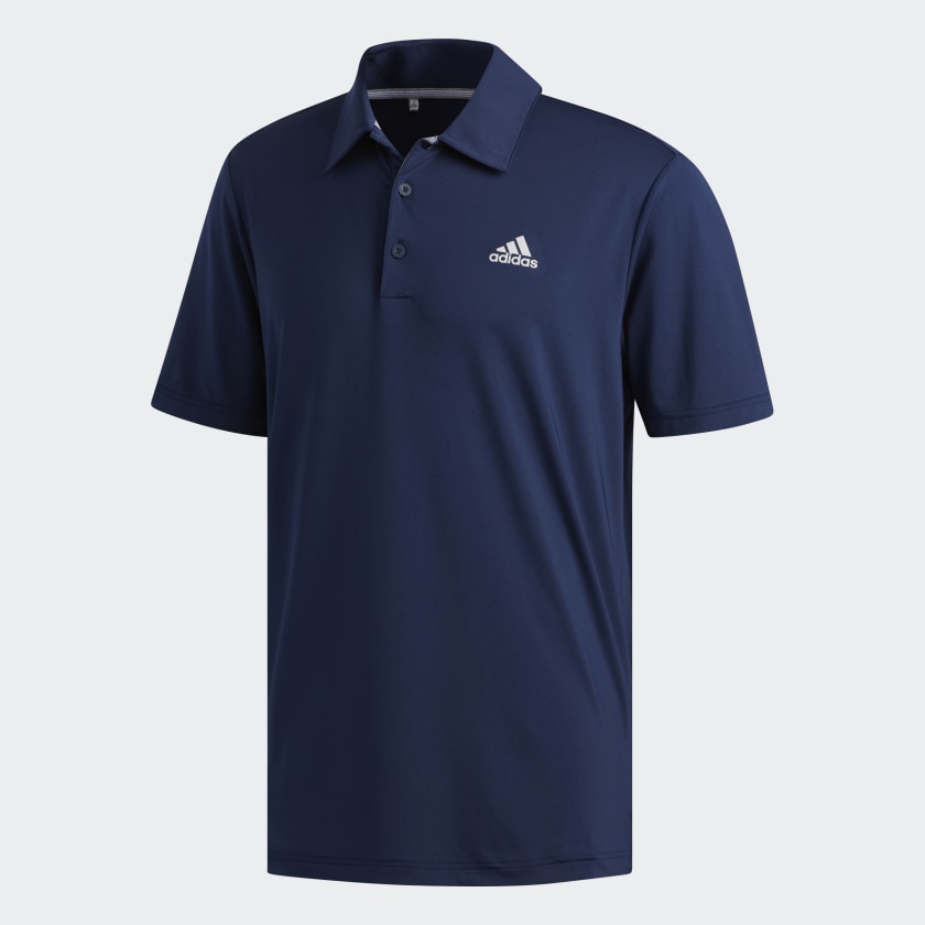 adidas Ultimate365 Solid Polo Shirt - Blue | adidas Australia