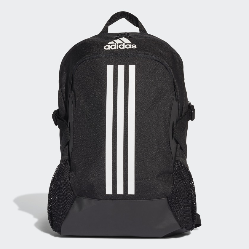 black and grey adidas backpack