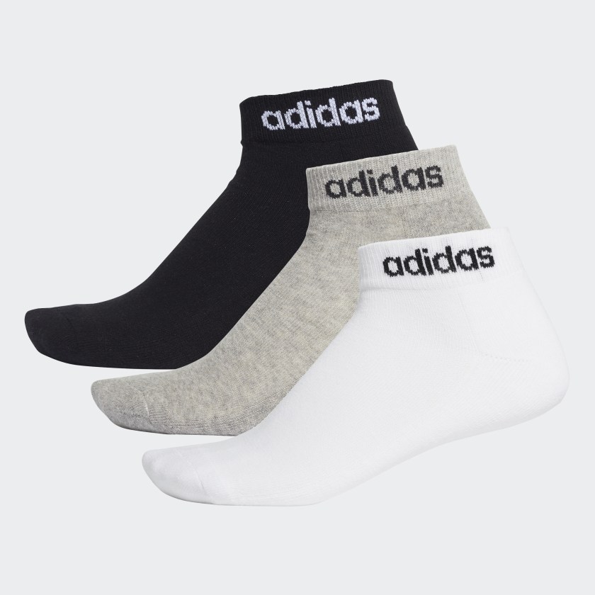adidas HC Ankle Socks 3 Pairs - Black | adidas UK