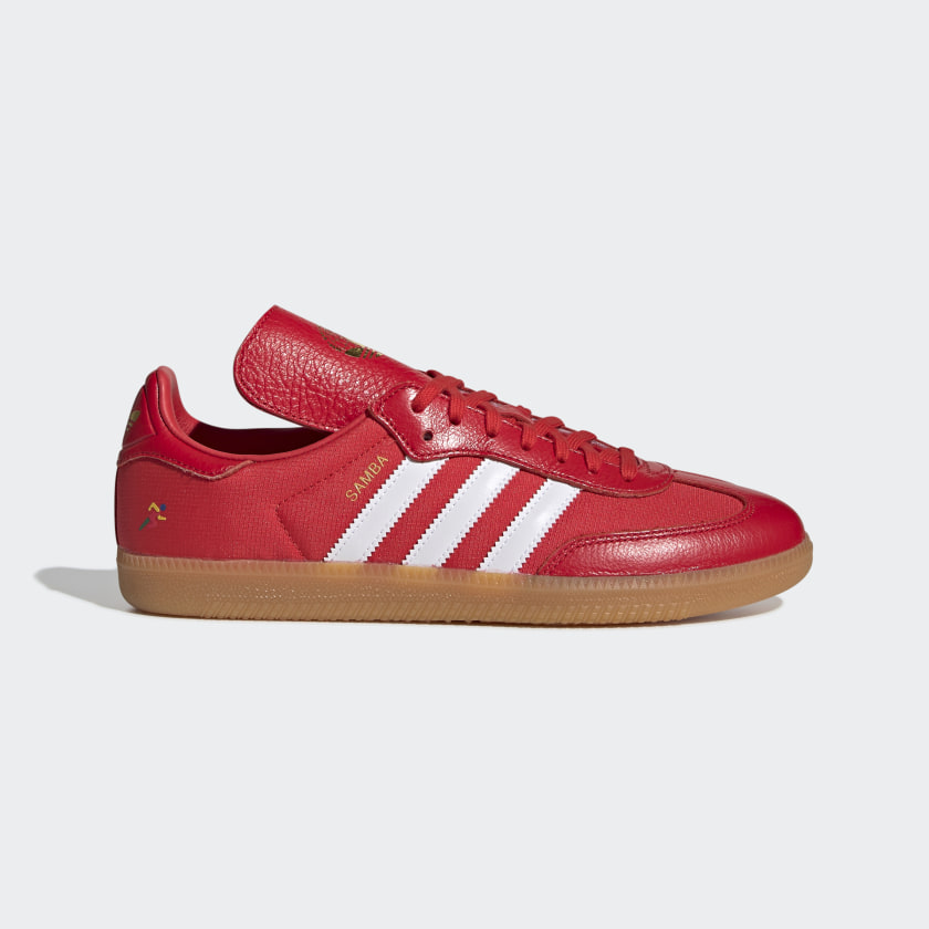 tenis adidas samba rojos