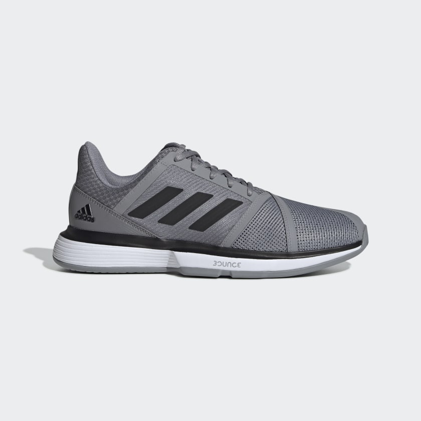 gray tennis shoes adidas