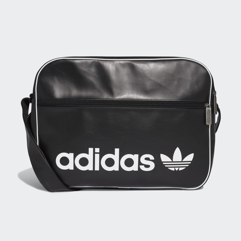 black adidas messenger bag