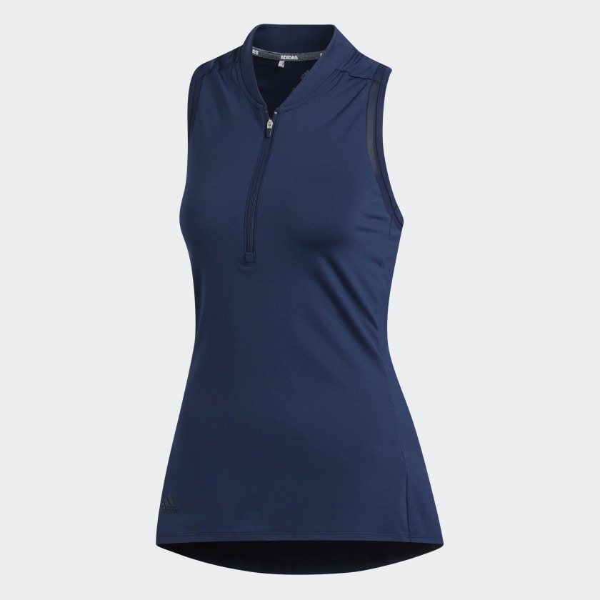 adidas women's sleeveless golf shirt