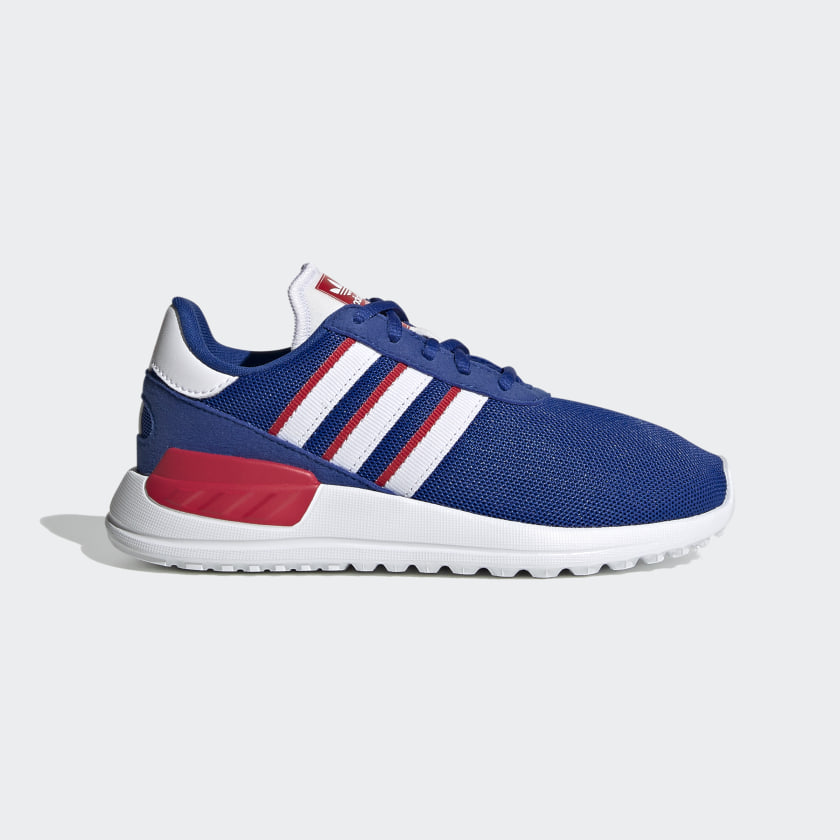 adidas la trainer white blue