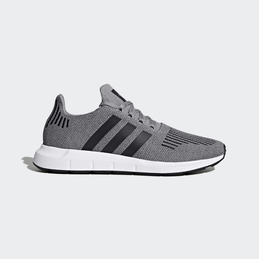 adidas swift run black and grey