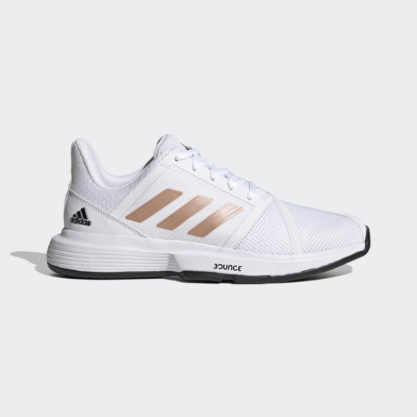 adidas bounce all white