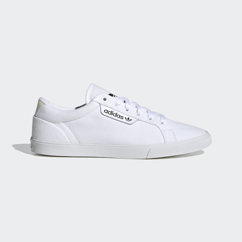 sleek adidas white