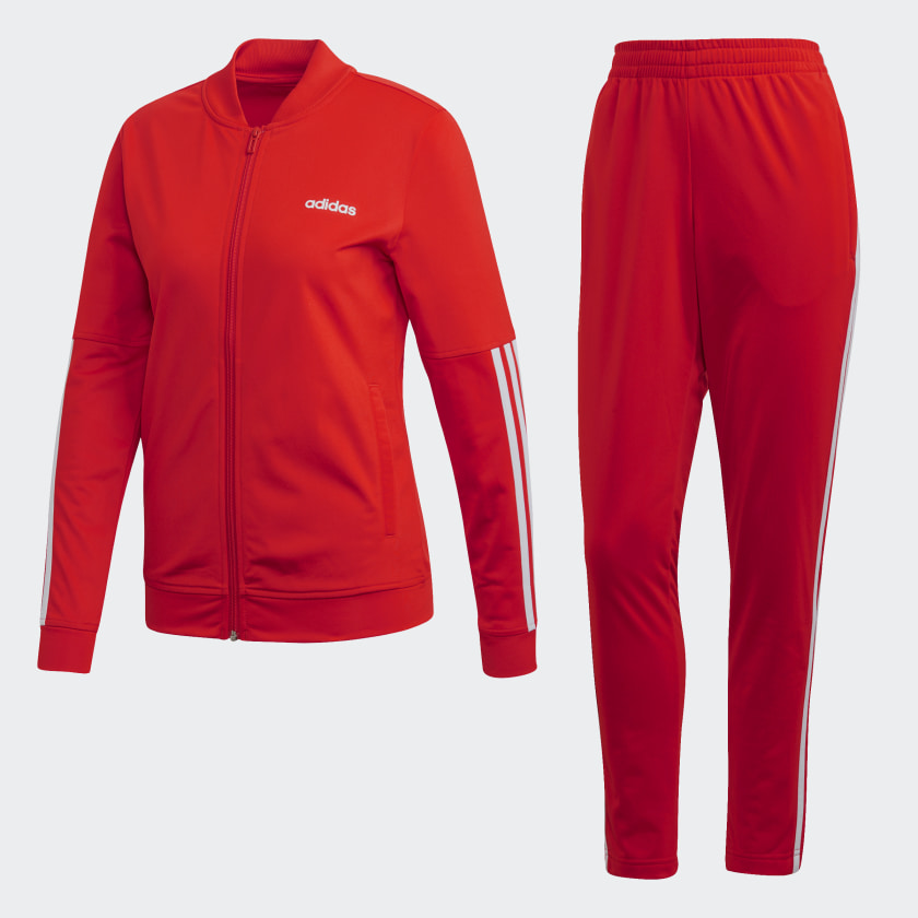 Adidas Back 2 Basics 3 Bantli Esofman Takimi Kirmizi Adidas Turkey