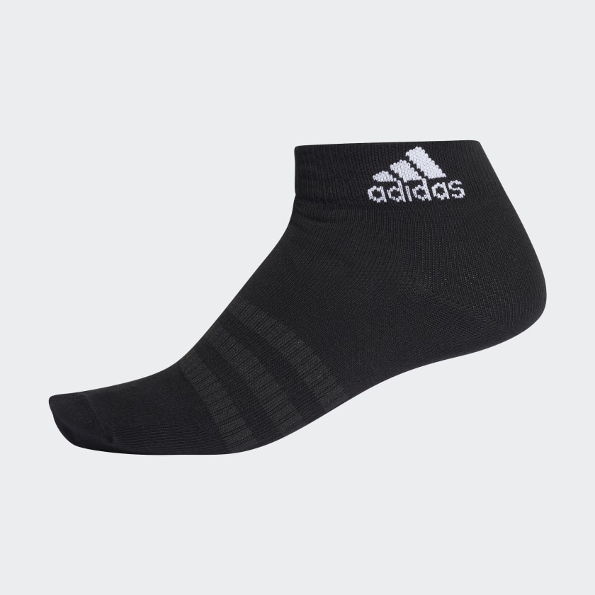 black adidas trainer socks