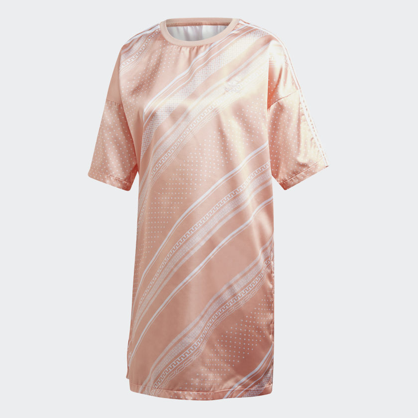 vestido adidas listrado