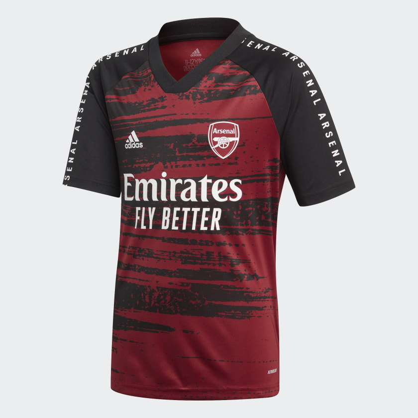 arsenal pre match shirt
