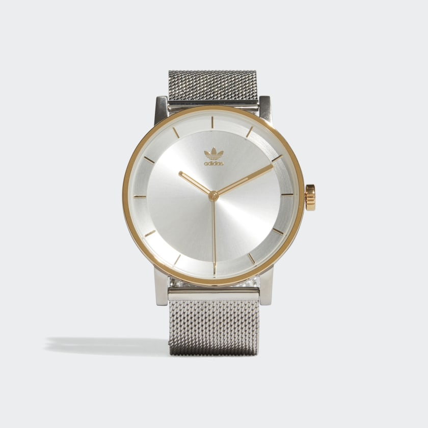 adidas district milanese bracelet watch 40mm