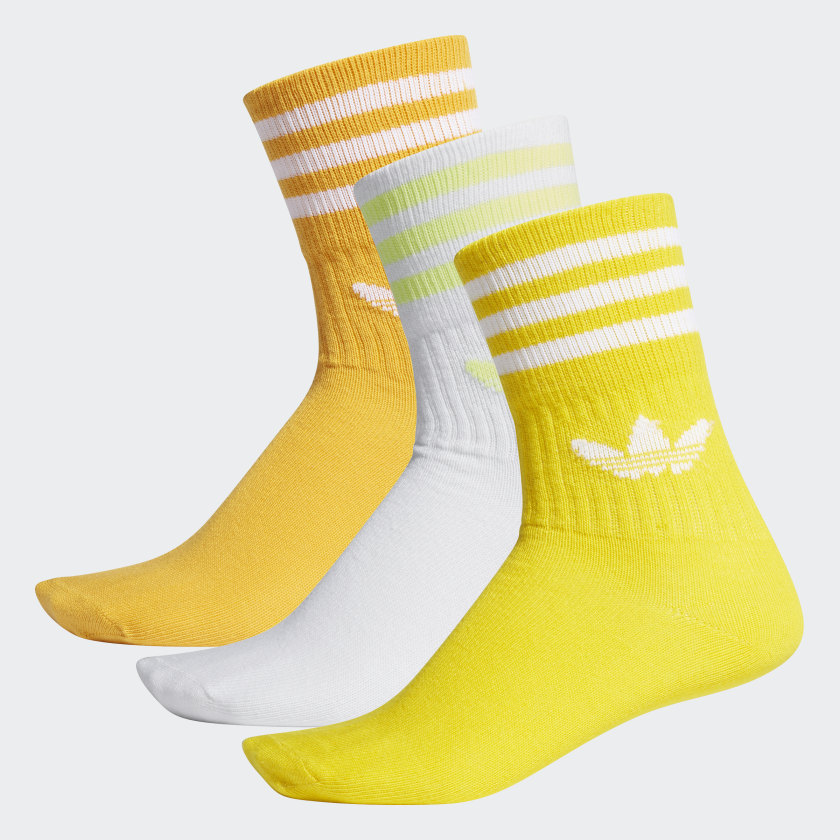 adidas socks gold logo