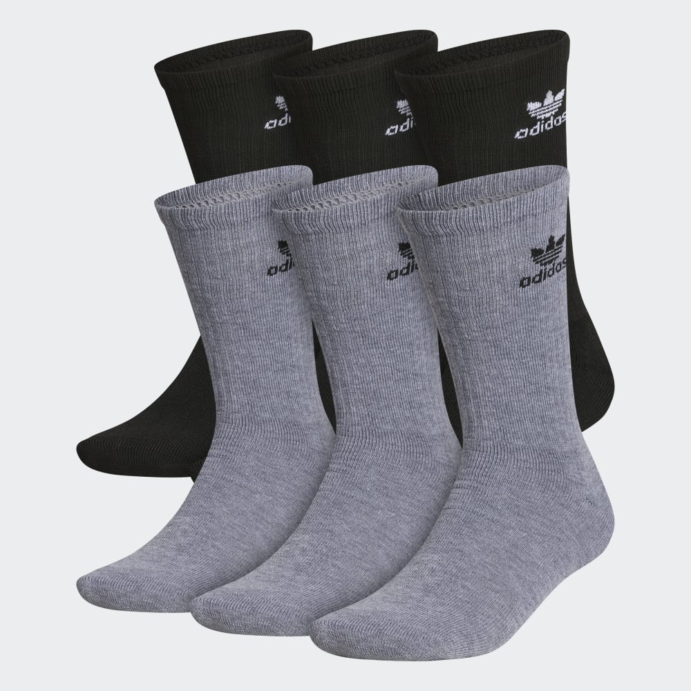 Unisex Adidas Trefoil Crew Socks 6 Pairs 4750.0 Sneaks.kg