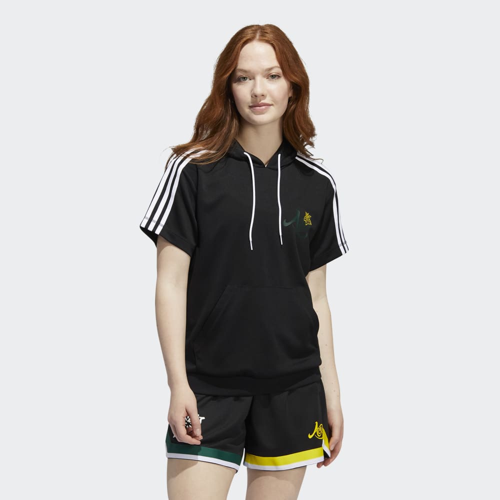 Adidas Candace Parker Short Sleeve Hoodie 7050.0 Sneaks.kg