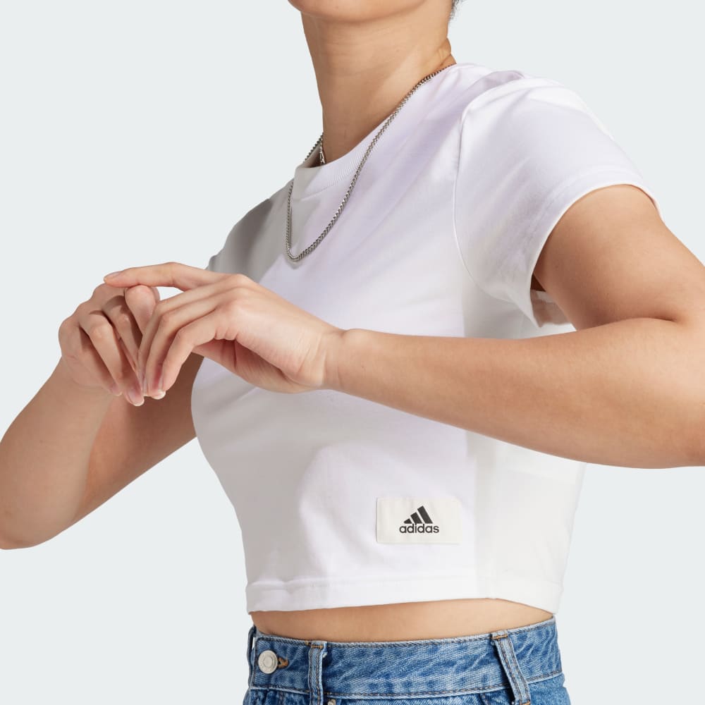 Adidas Lounge Crop Tee 5280.0 Sneaks.kg