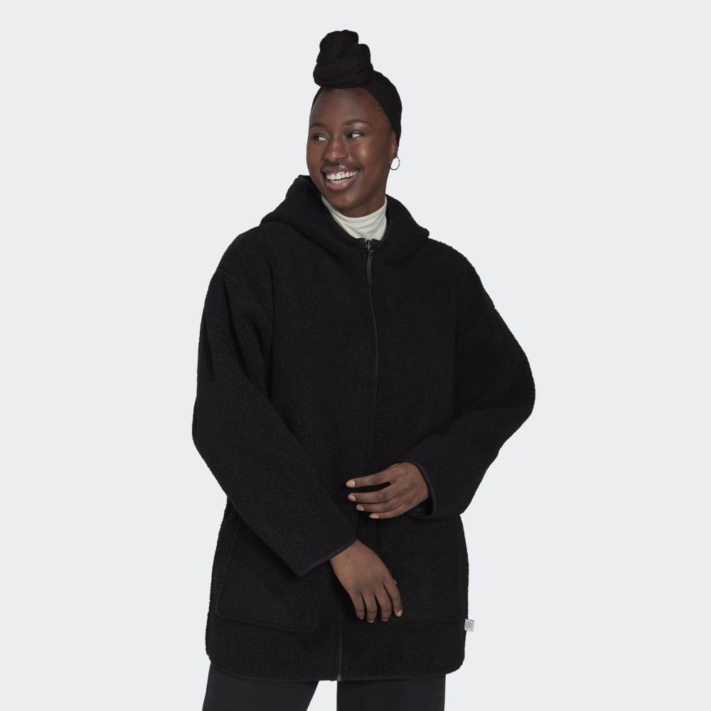 Adidas Polar Fleece Long Hooded Track Top 11450.0 Sneaks.kg