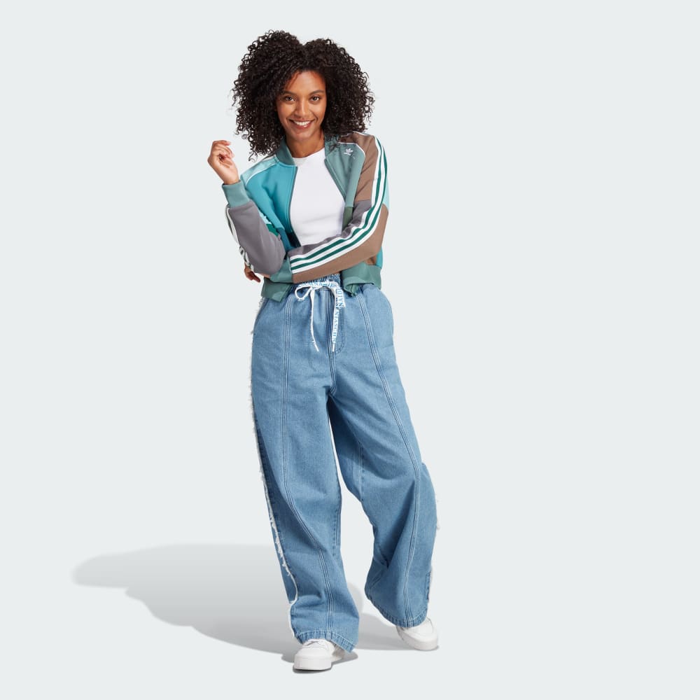 Denim frayed jeans sale