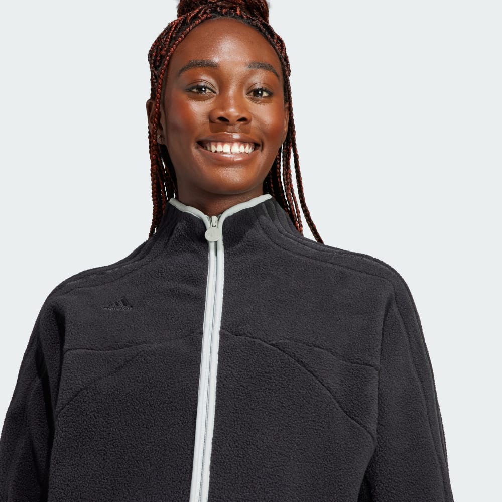 Fleece track top new arrivals