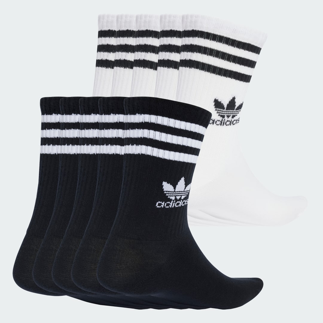 3-Stripes Crew Strumpor 10-pack