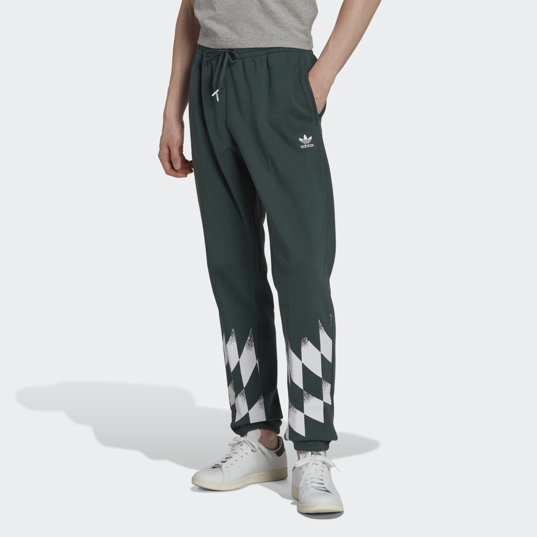 adidas Rekive Placed Graphic Sweat PantsMineral GreenXSMens