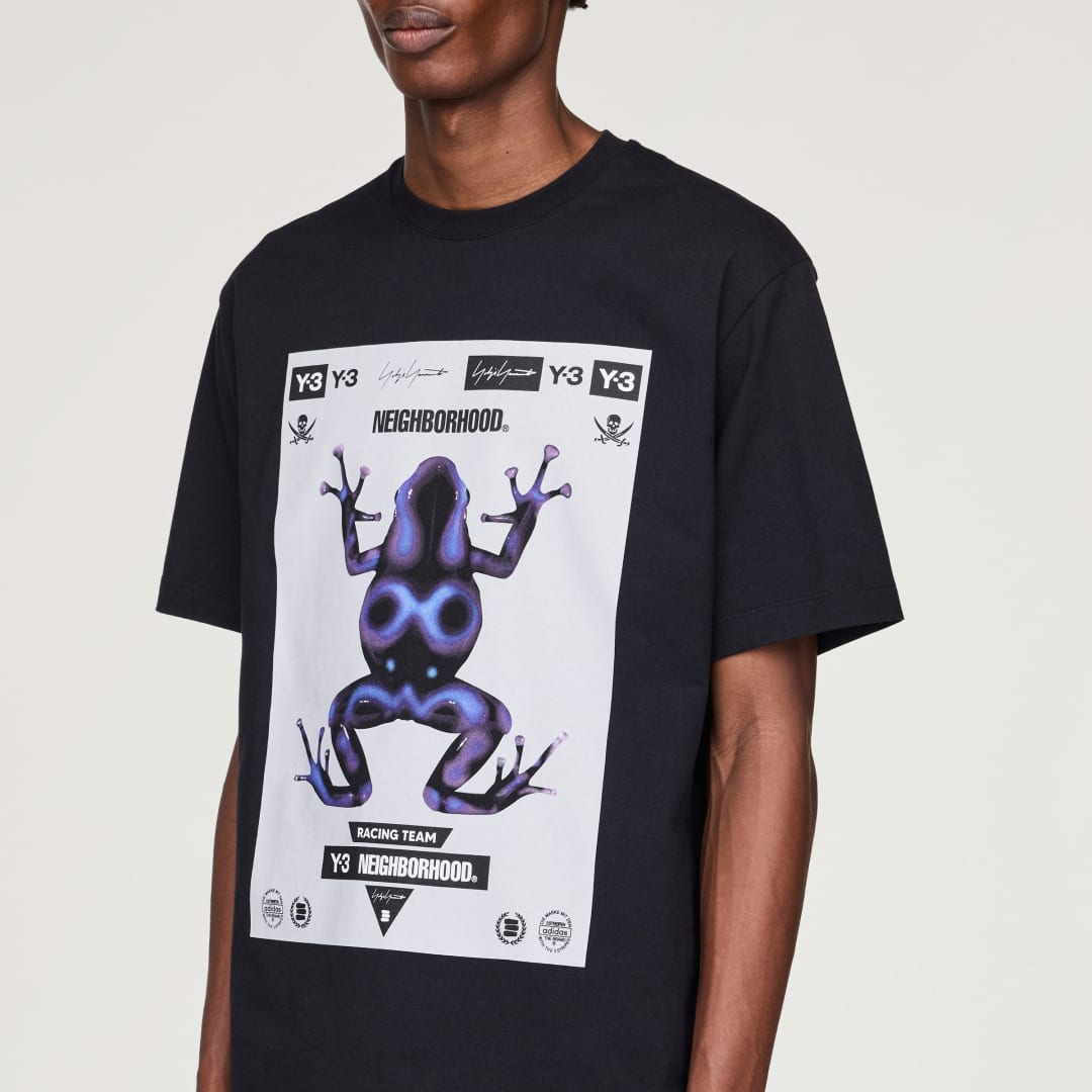 Y-3 NBHD GRAPHIC TEE Black