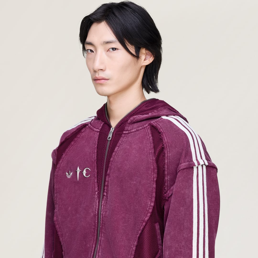 Thug Club Teamgeist Hooded Zip Up Maroon