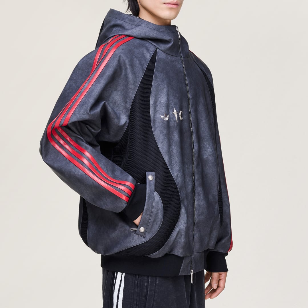 THUG CLUB TEAMGEIST FAUX LEATHER JKT