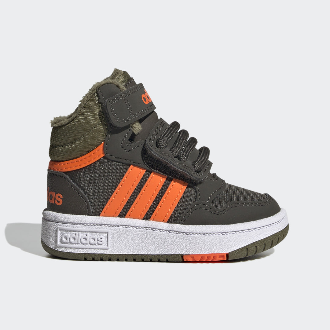 Hoops Mid Lifestyle Basketball Strap Shoes, adidas