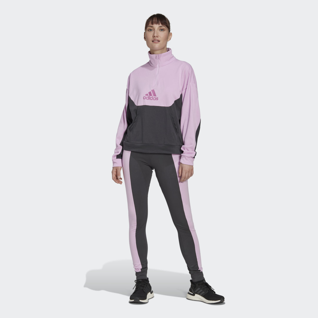 Half-Zip and Tights Track Suit, adidas