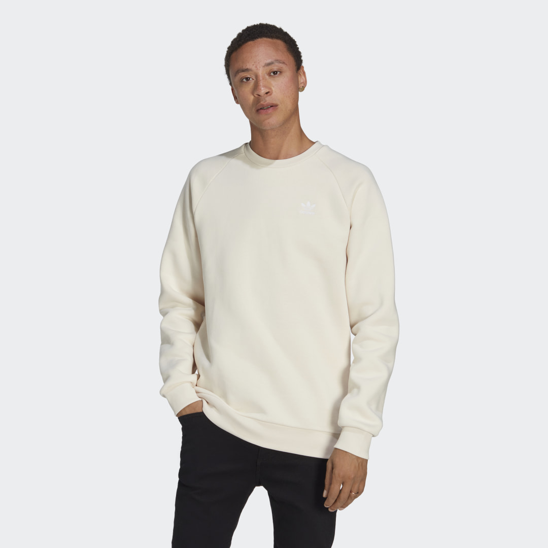 Trefoil Essentials Crewneck Sweatshirt, adidas