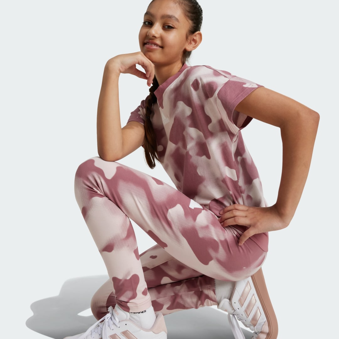 Adidas Future Icons Camo Print 7 8 Legging Kids