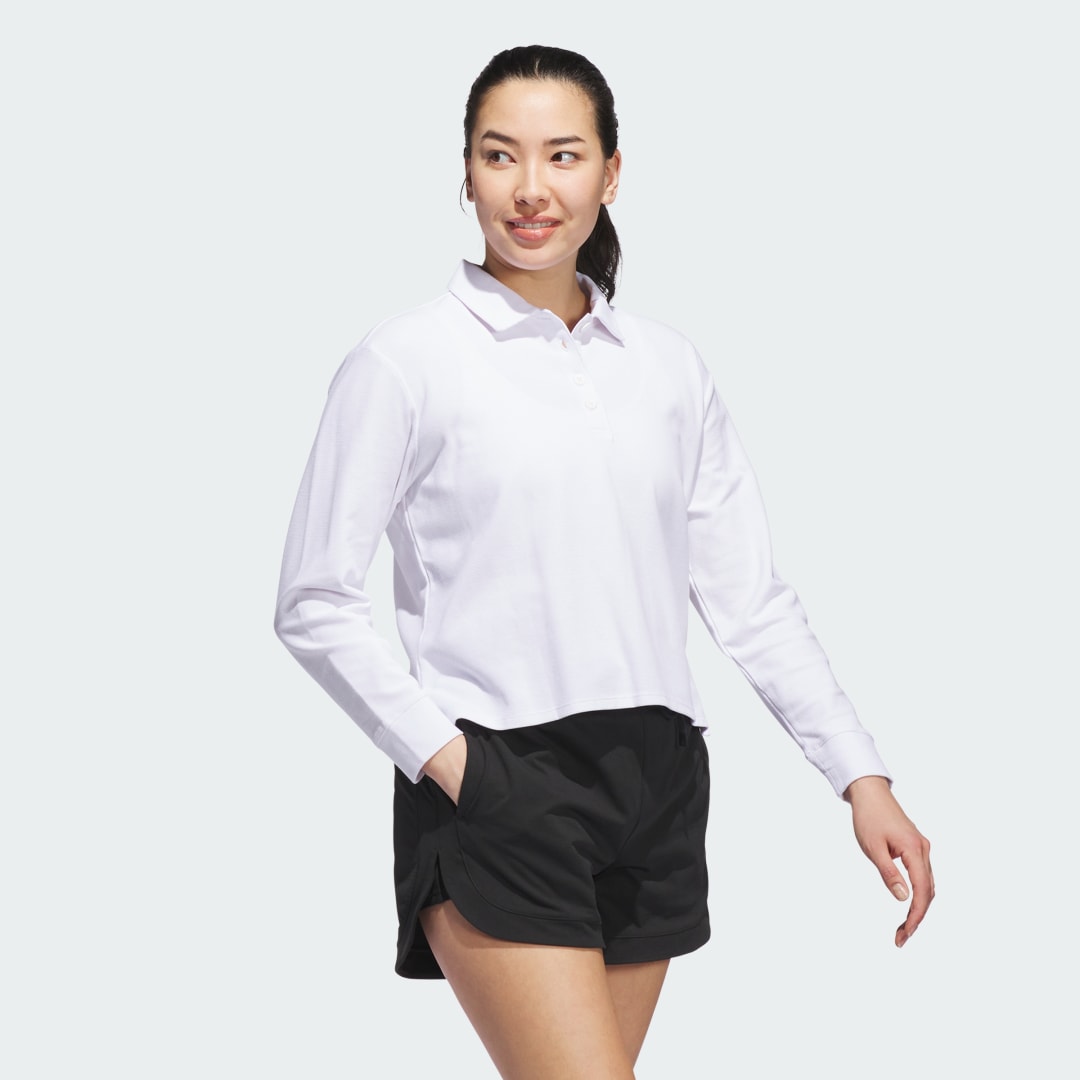 Thumbnail - Beyond The Course Long Sleeve Loose Polo Shirt