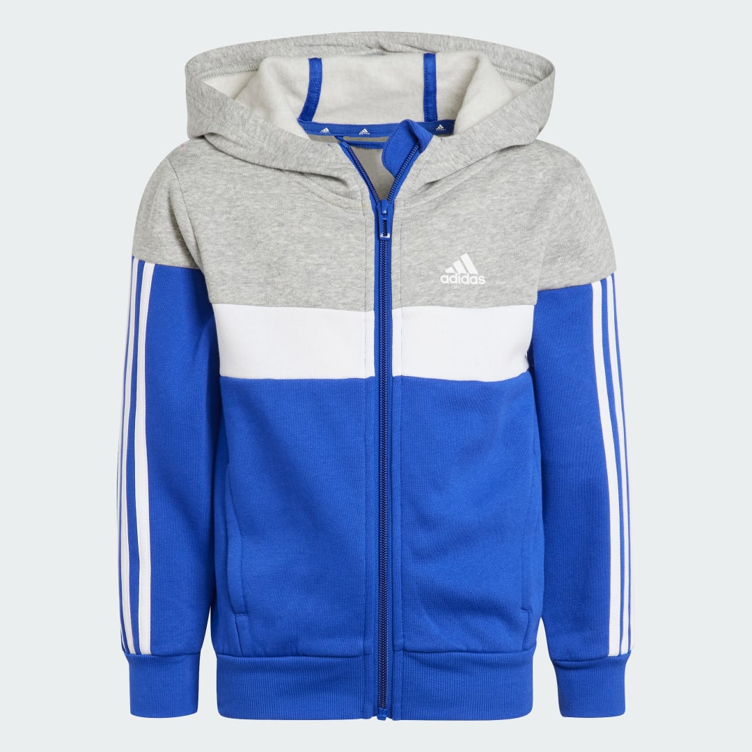 Adidas Tiberio 3-Stripes Colorblock Fleece Trainingspak Kids