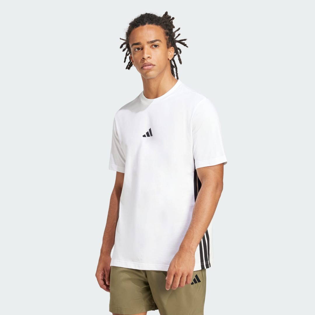 adidas Essentials 3-Stripes Single Jersey Tee