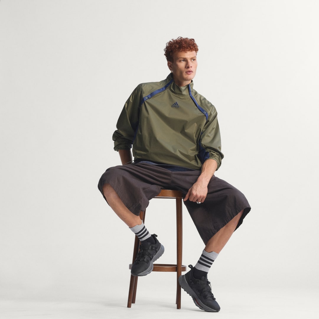 ADIDAS EQUIPMENT WOVEN HALF-ZIPPER Jacket