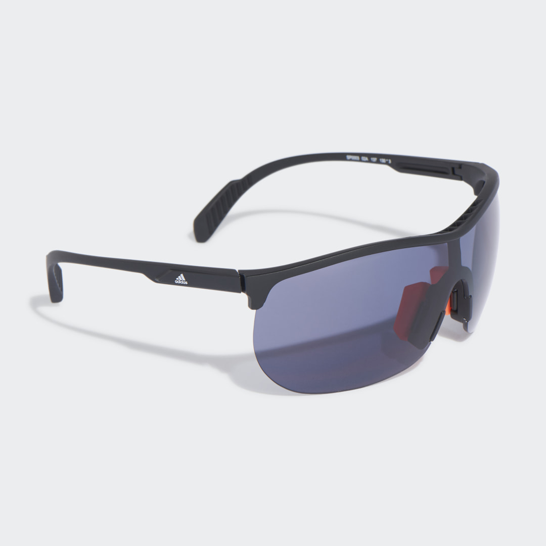 SP0003 Shiny Black Injected Sport Zonnebril SP0003 Shiny Black Injected Sport Zonnebril