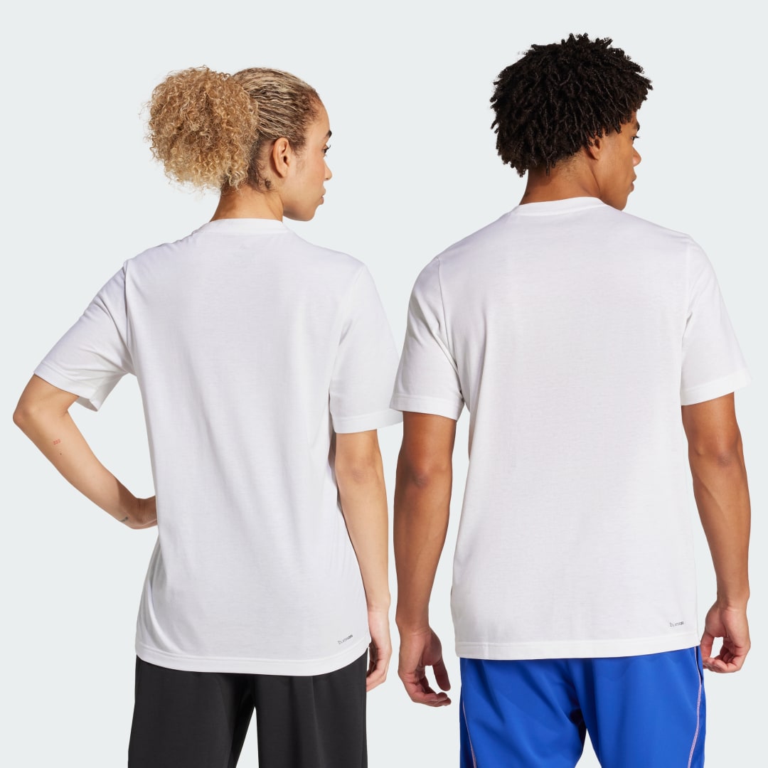 T shirt graphique de handball Climacool France - vue 4