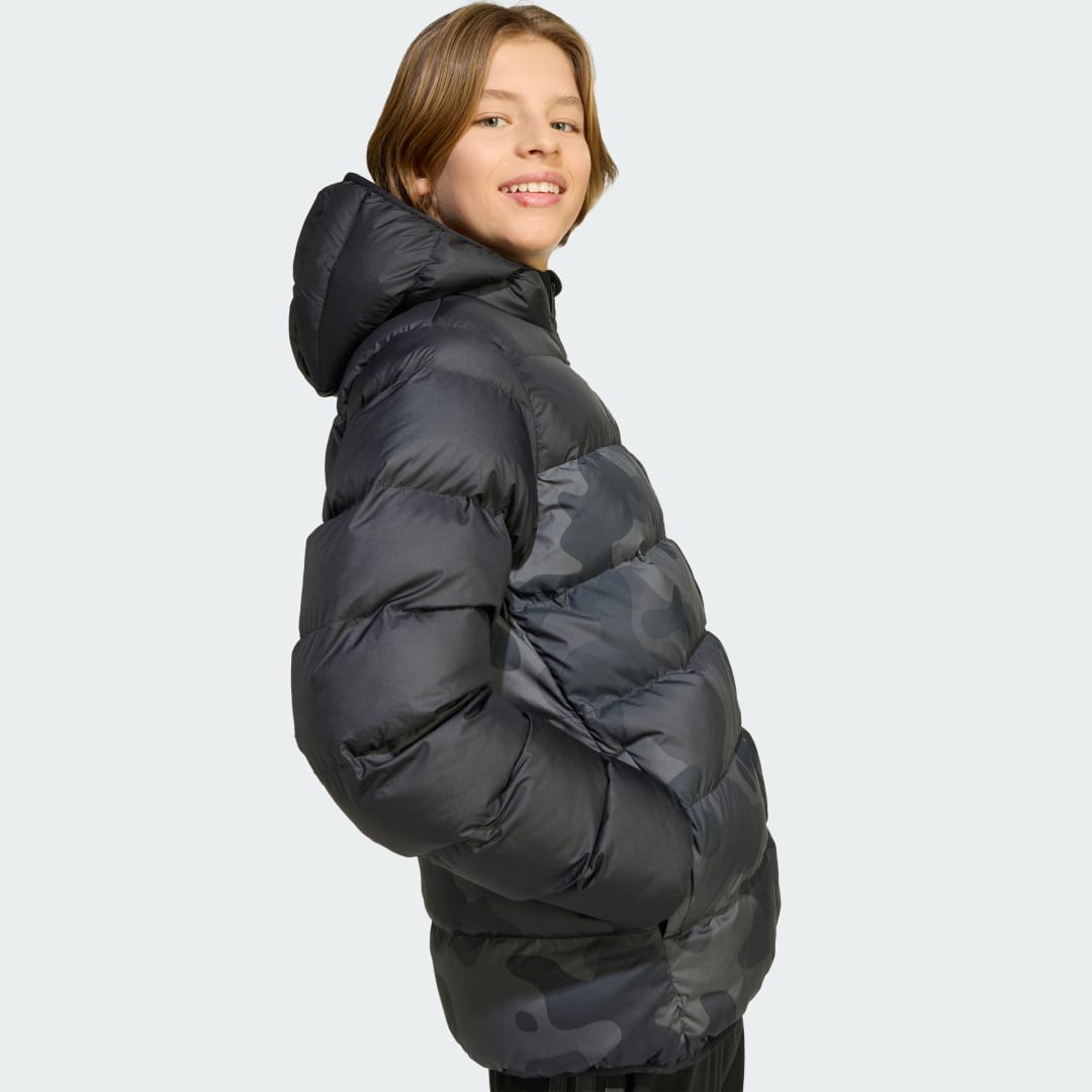 Adidas Synthetisch Donsjack met Print voor Kinderen