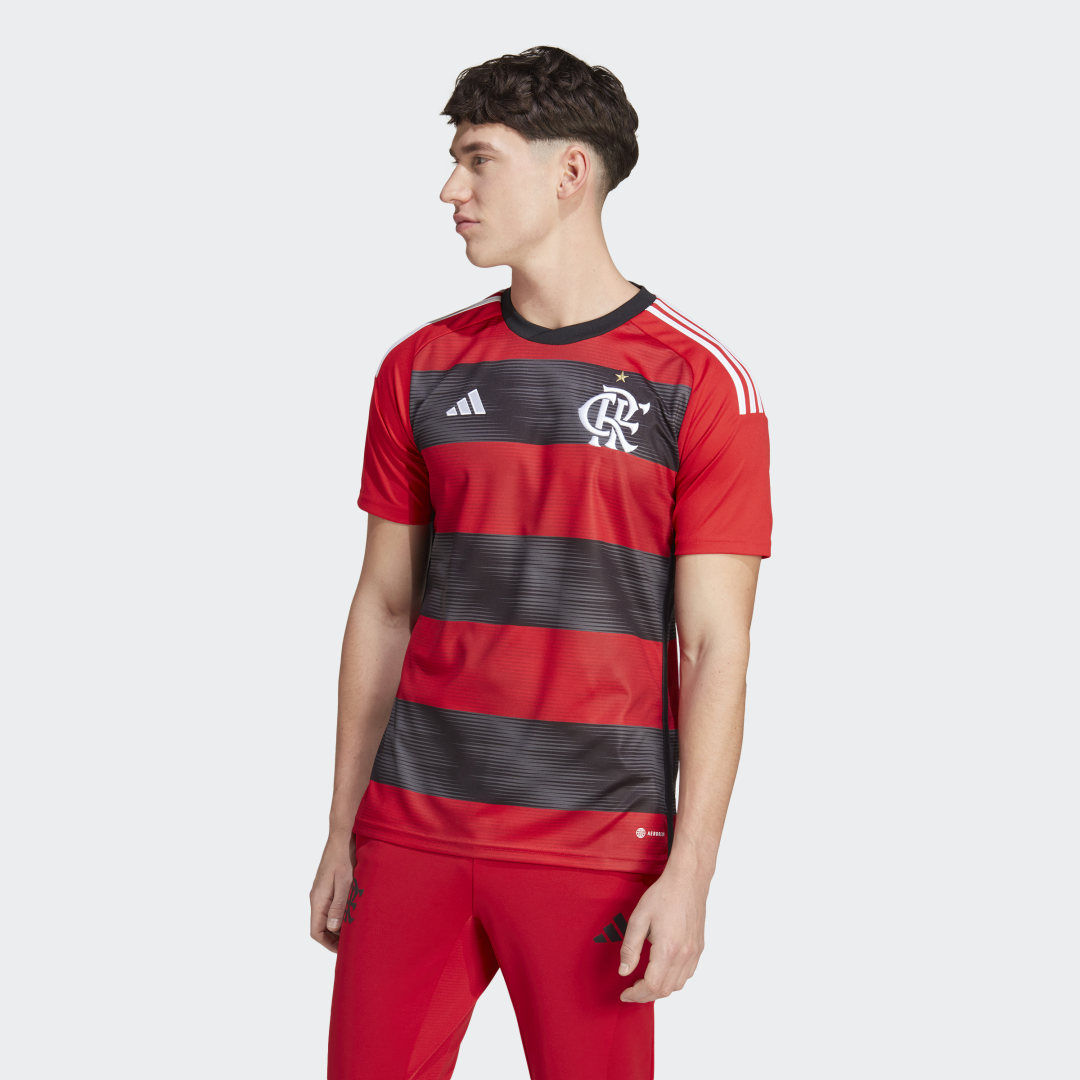 adidas CR Flamengo 23 Home Jersey Red XL Mens