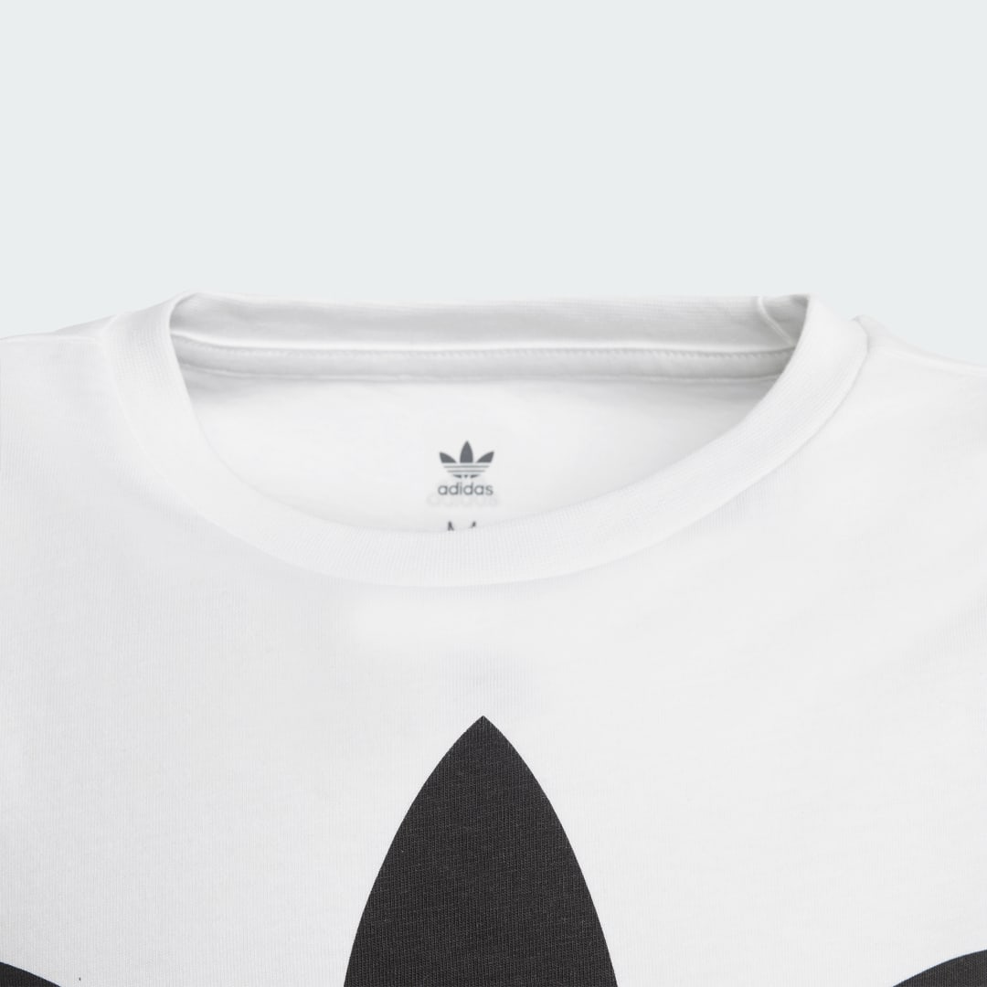 

adidas Camiseta Trifolio Niño, Blanco